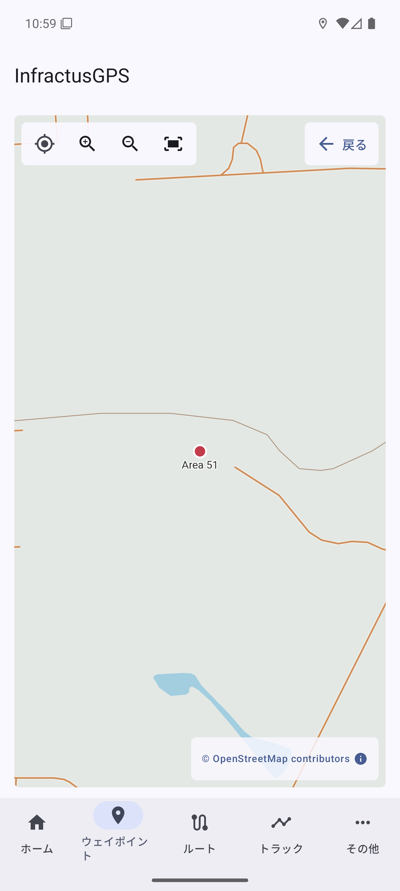 地点の地図