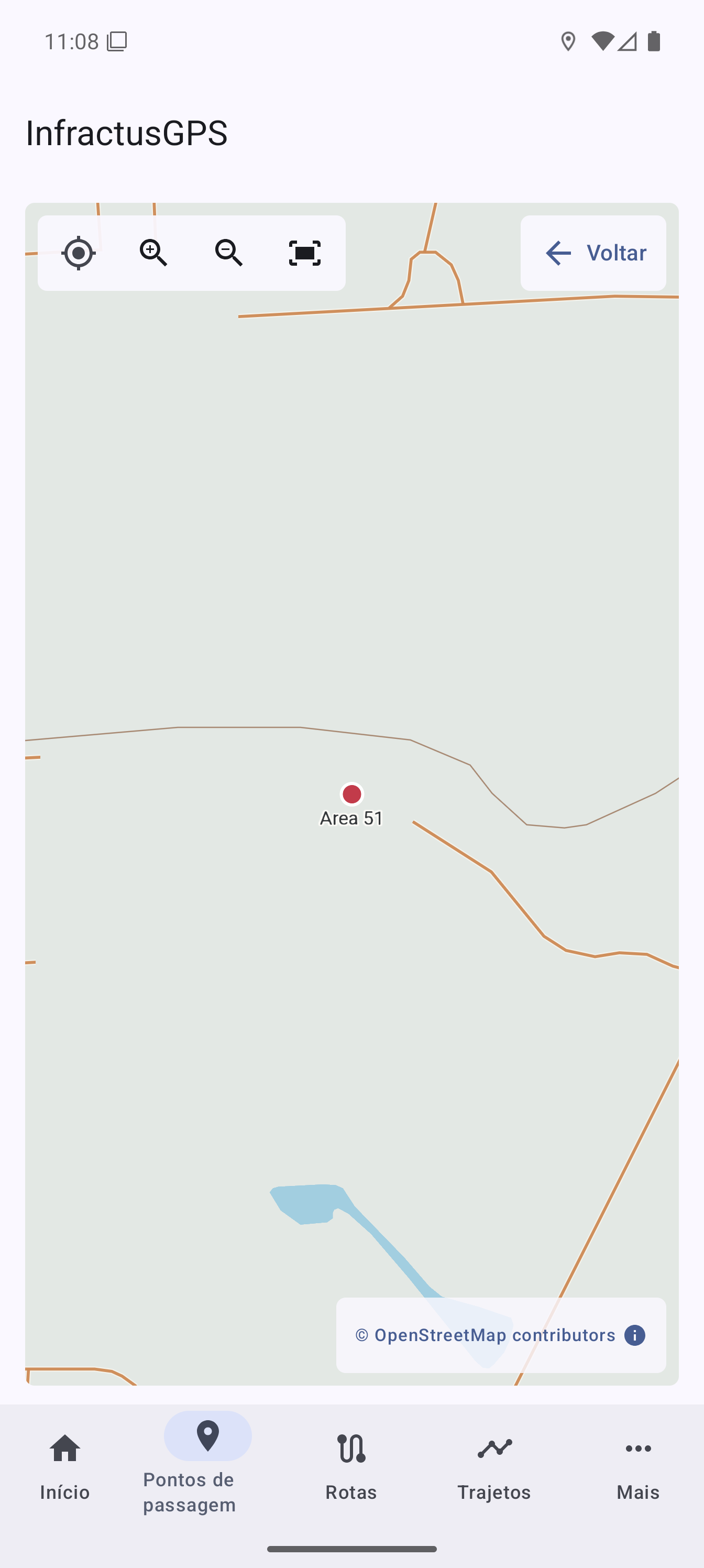 Mapa de um ponto